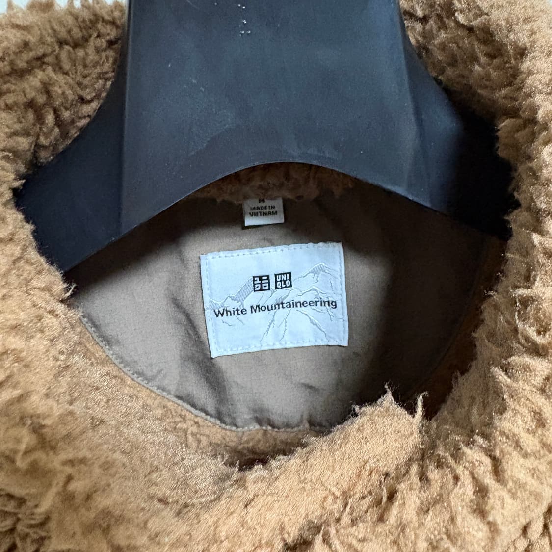 유니클로 X 화이트마운티니어링 후리스 스냅 풀오버 / 브라운, M 상품이미지4