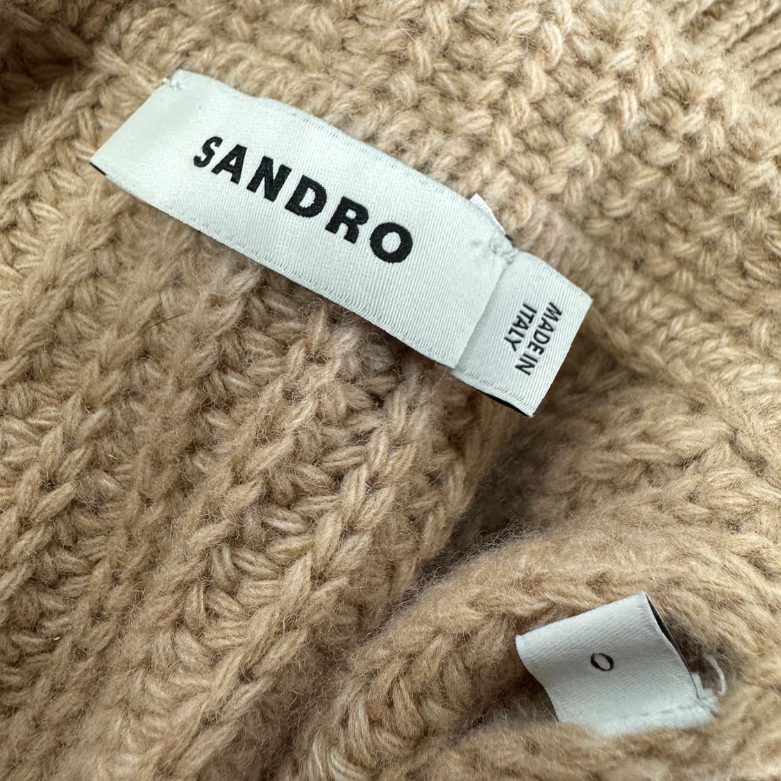 산드로 22 울100 카라 니트 탑 상품이미지4