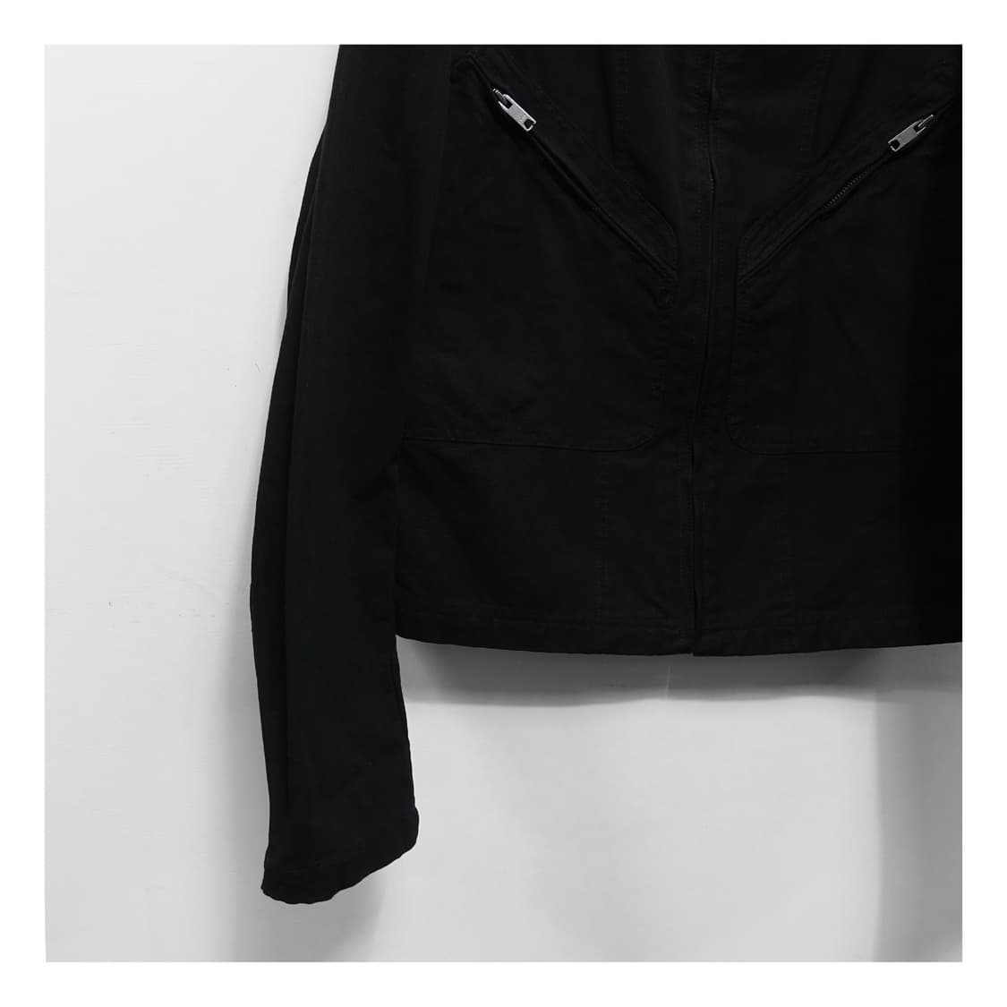 [M,100] DKNY 투포켓 커프 집업 바이커 플라이트 자켓 상품이미지8