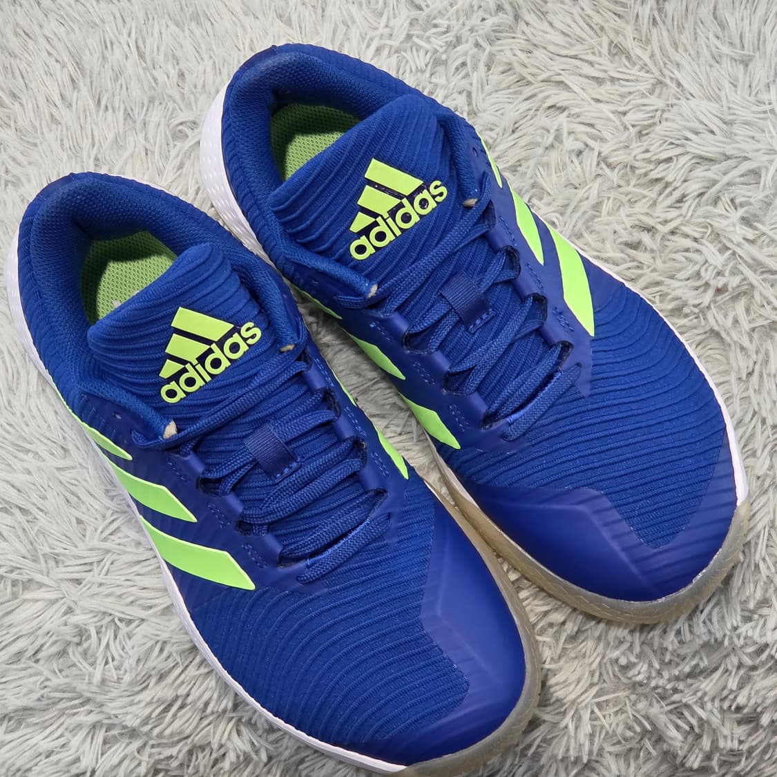 3q-4:아디다스 인도어코트 바운스 트레이너 블루 (230mm)-거의새거 상품이미지5