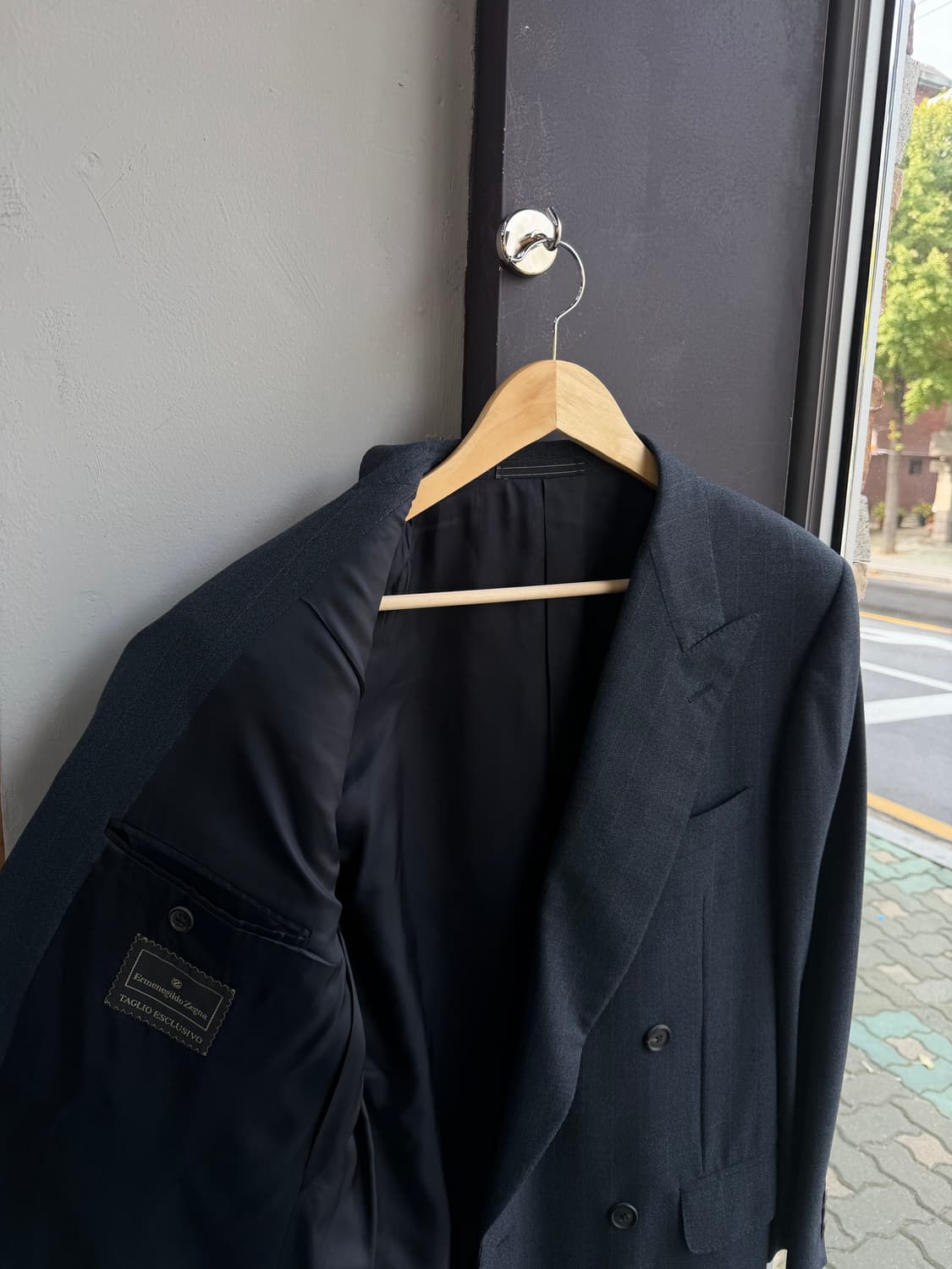 50/ 에르메네질도 제냐 울 더블 블레이저 상품이미지5