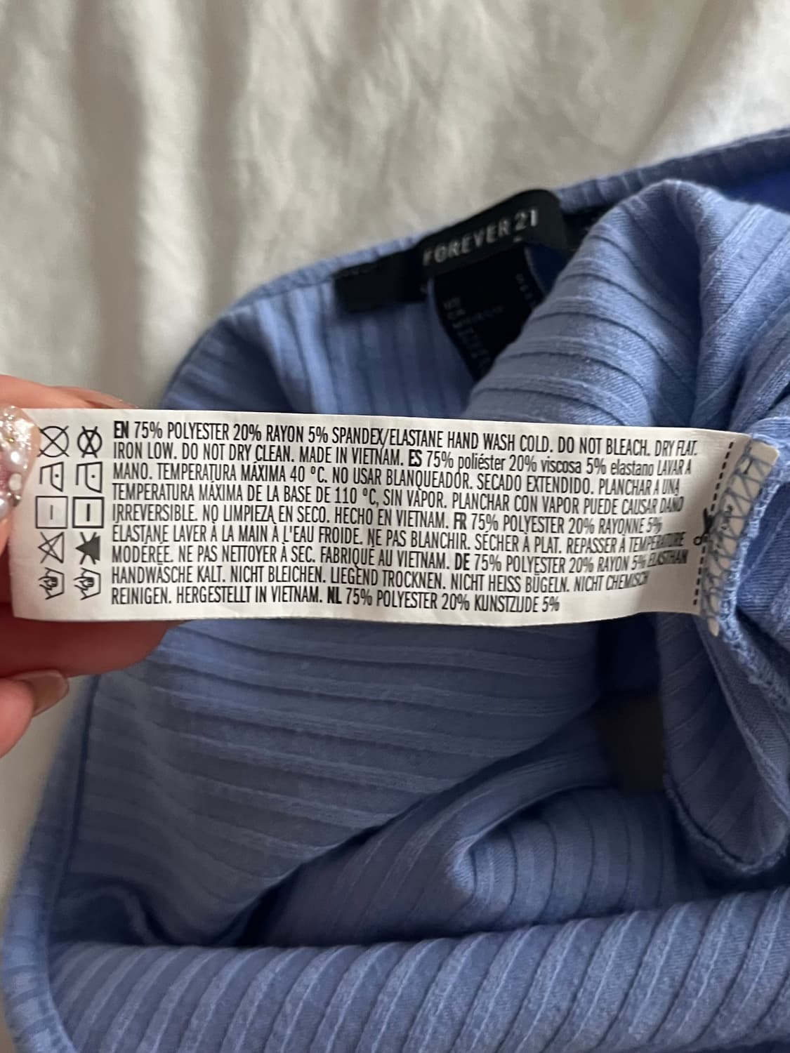 Forever21 크롭 슬리브리스 S 상품이미지4