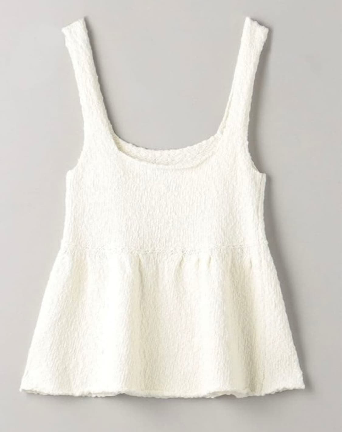 BEAUTY&YOUTH 아이보리 니트 뷔스티에 상품이미지1