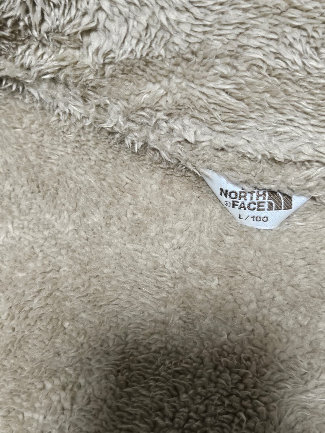 노스페이스 집업 플리스 베이지 L(100) 상품이미지5