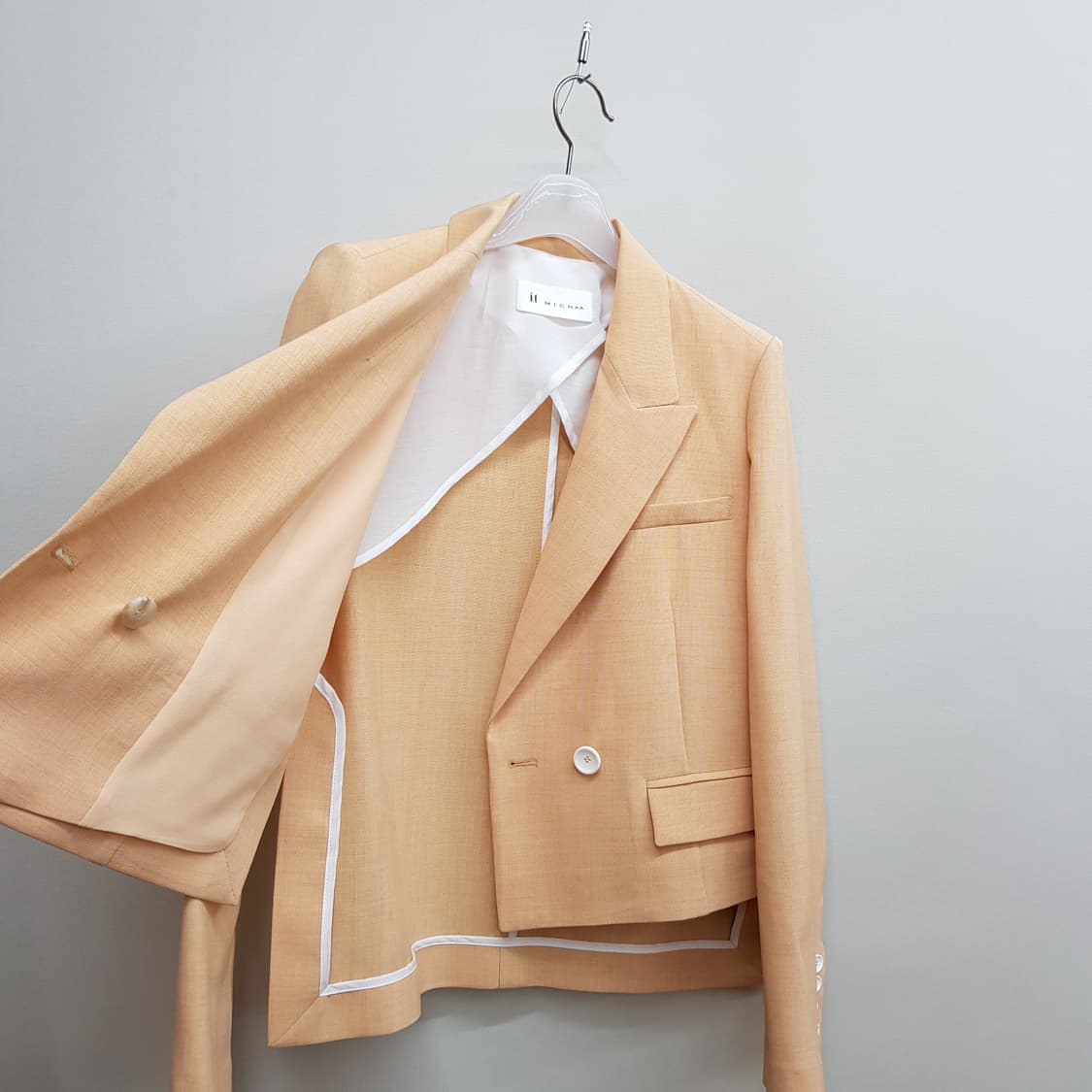 잇미샤 2022 크롭 자켓  와이드 슬랙스 셋업 상품이미지7