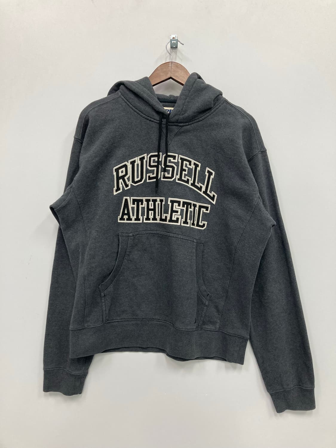 러셀 그레이 후드티 상품이미지1
