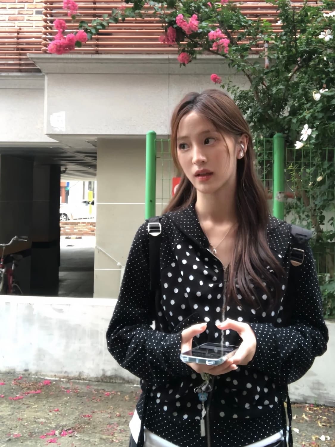 CGGA 도트 후드 상품이미지1