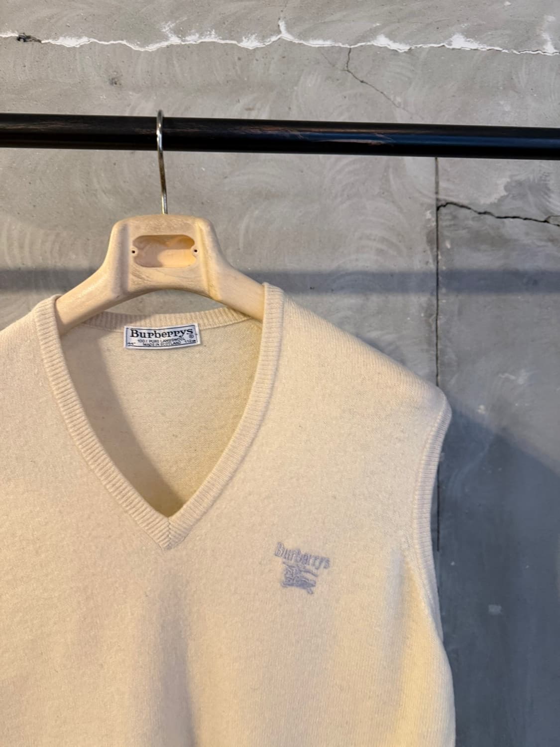 버버리 스코티쉬 램스울 니트 베스트 100 상품이미지5