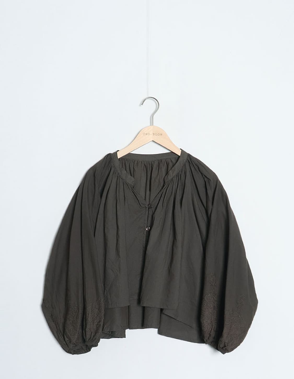 Non Gather Bolero Tunic Shirts 상품이미지1