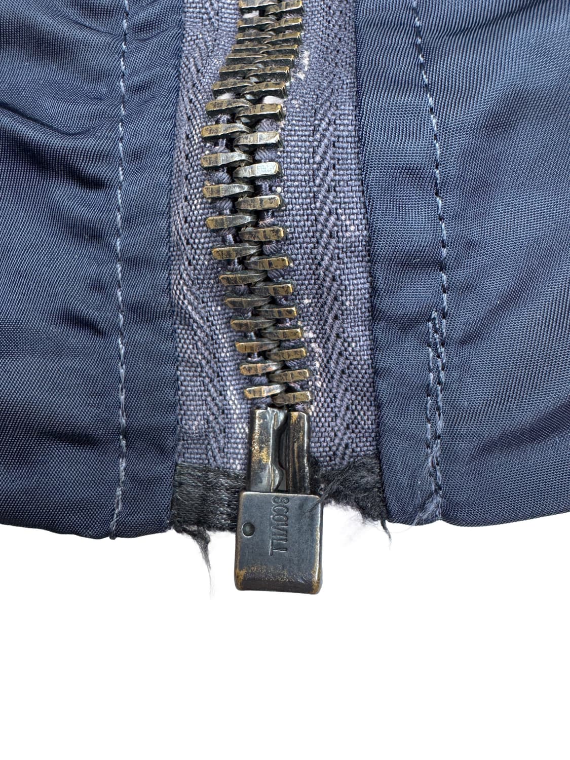 빈티지 90s 알파인더스트리 B-15C 항공자켓 네이비 40 상품이미지5