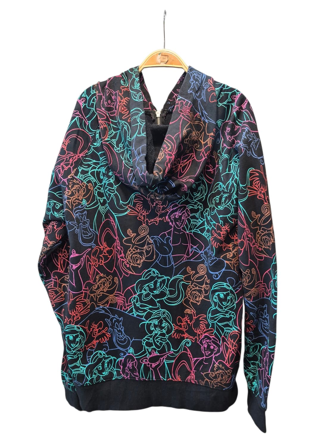 디즈니 프린세스 올오버 프린트 후드집업 상품이미지2