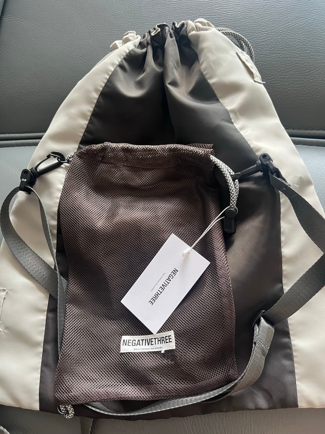 네거티브쓰리 Cabestan Gym Sack_Brown 상품이미지7