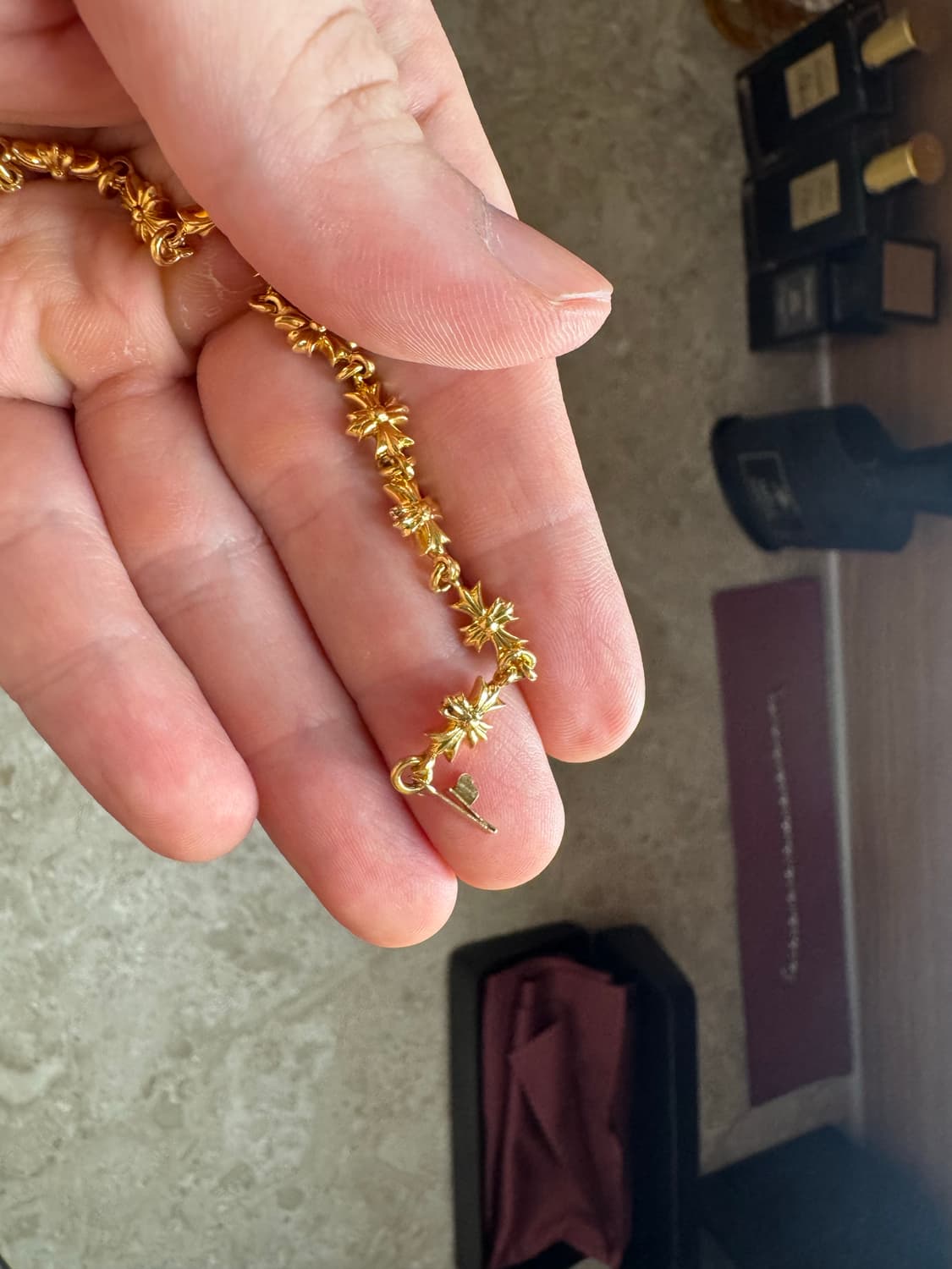 크롬하츠 타이니 팔찌 22k(12링크) 상품이미지9