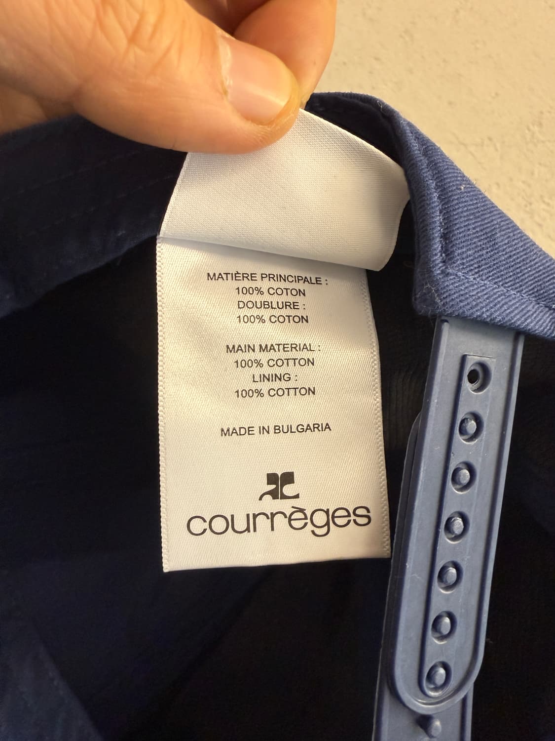 꾸레쥬 Courrèges 네이비 볼캡 S사이즈 상품이미지7