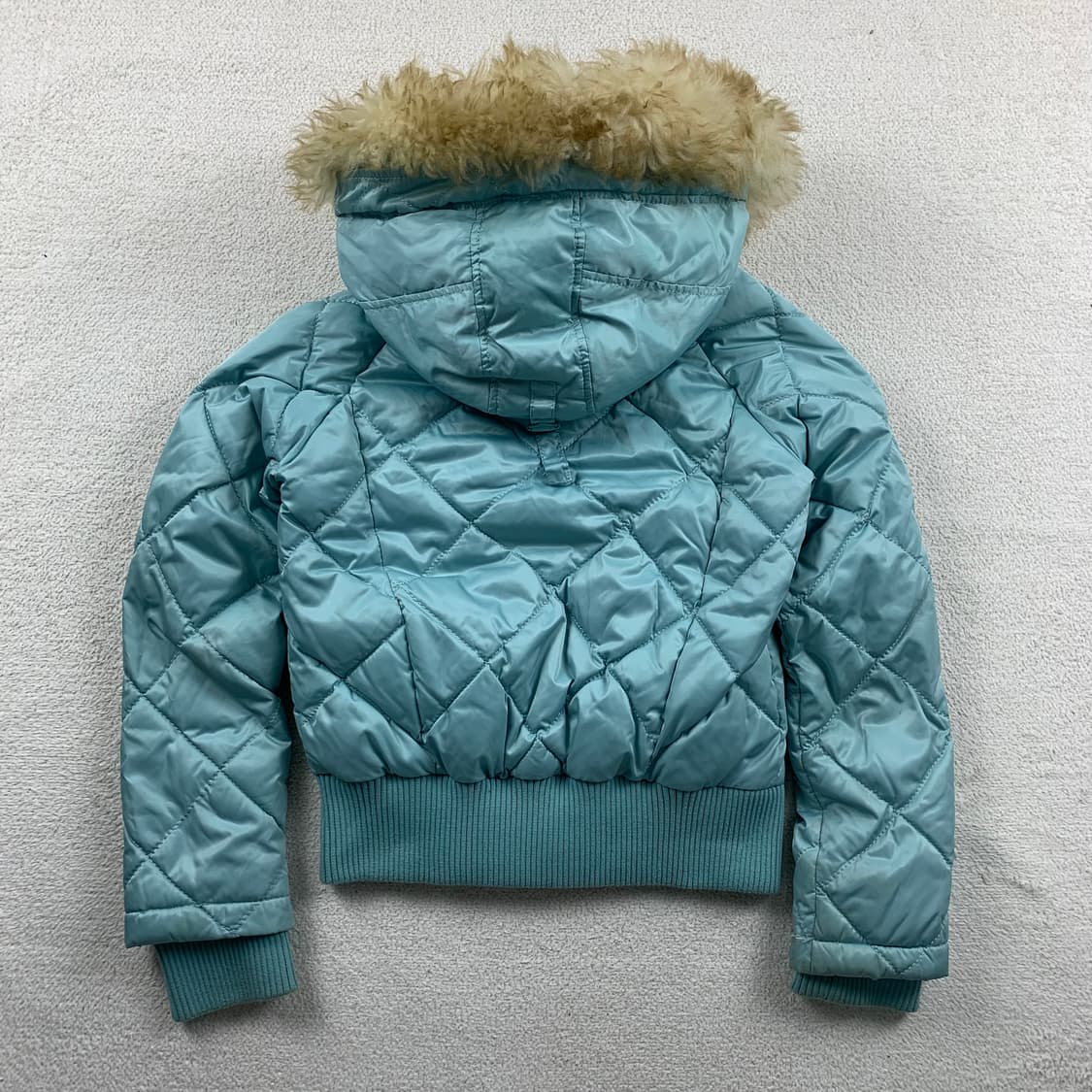 후아유 크롭 패딩 점퍼 민트 상품이미지2