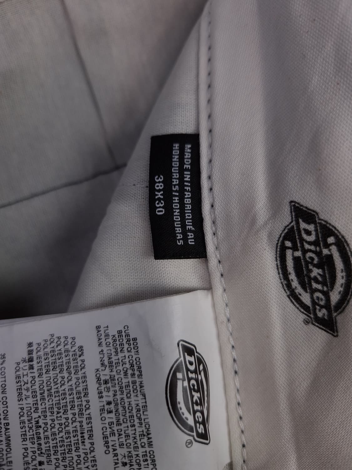 새제품급 오리지날 디키즈 더블니 블랙 팬츠 상품이미지4