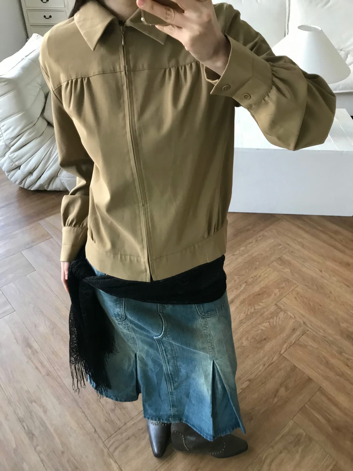 vintage lace scarf 상품이미지8