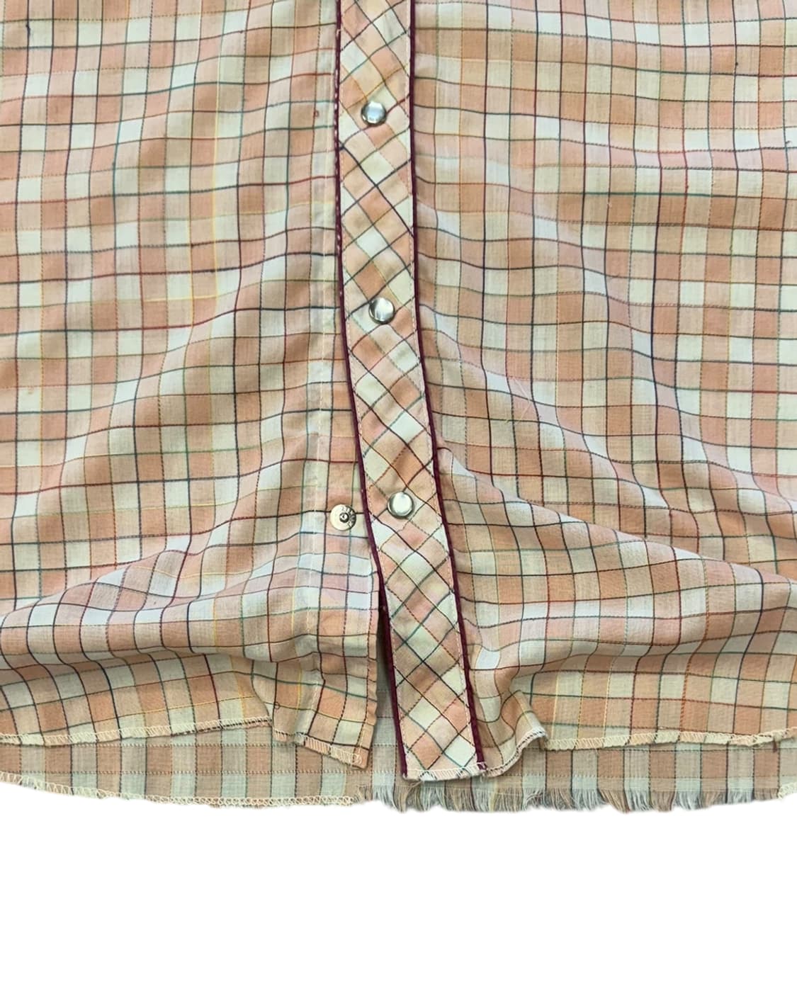 아메리칸 빈티지 엠브로이더리 체크 웨스턴 셔츠 상품이미지7