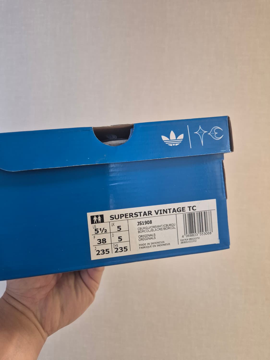 [새상품/235] 아디다스 x 떠그클럽 슈퍼스타 빈티지 상품이미지6