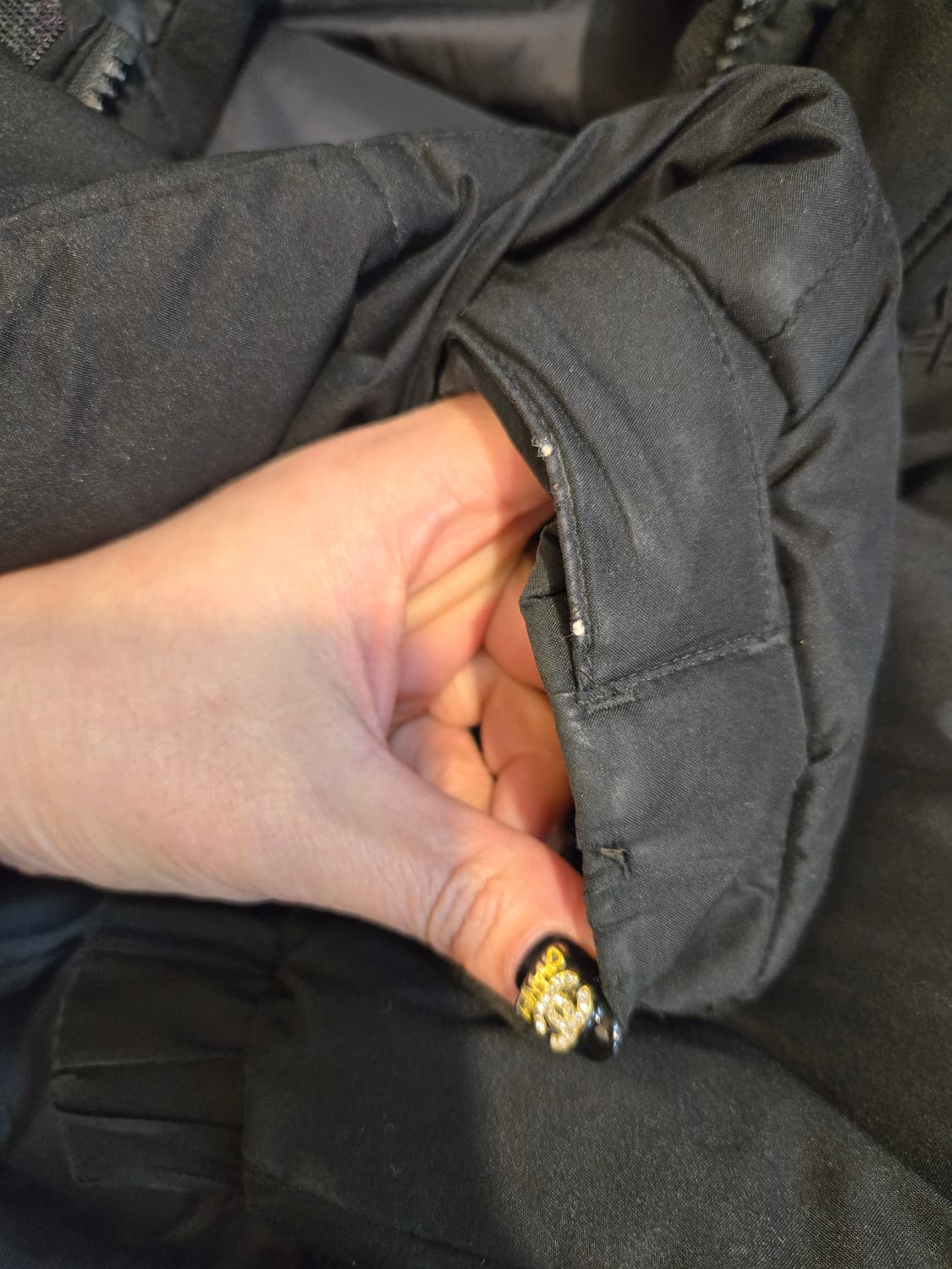 노스페이스 구스 패딩 M 상품이미지9