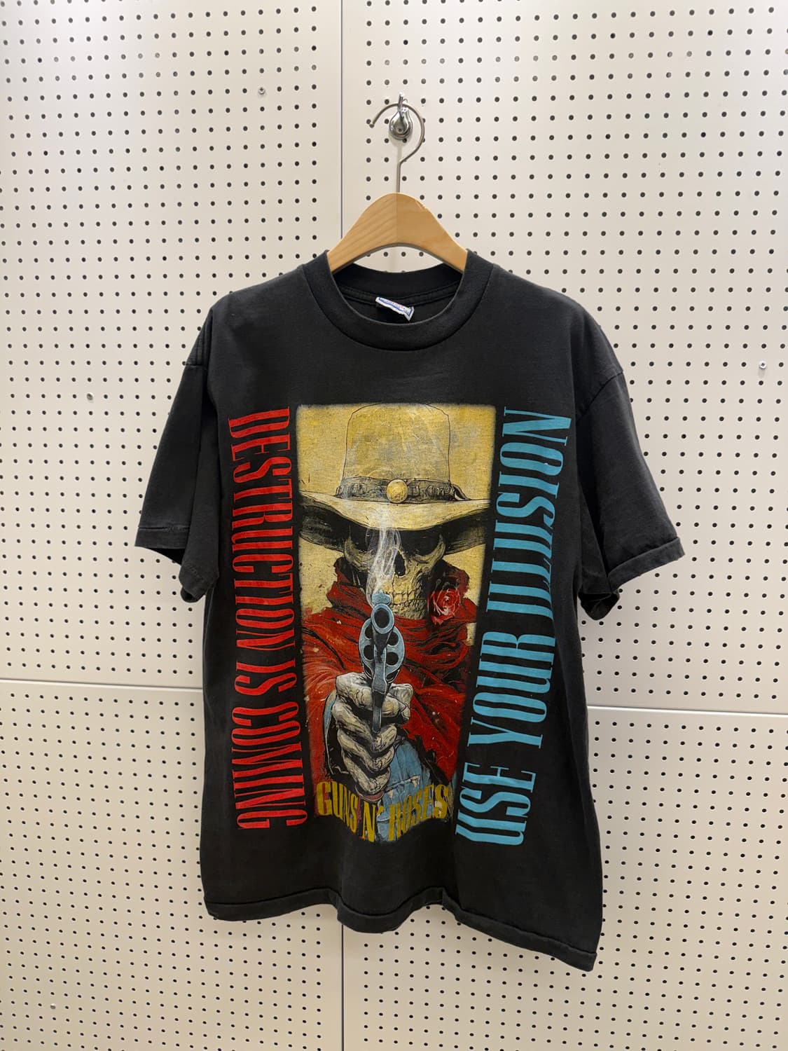 빈티지 Guns N' Roses 밴드 프린팅 반팔 티셔츠 U1619 상품이미지2