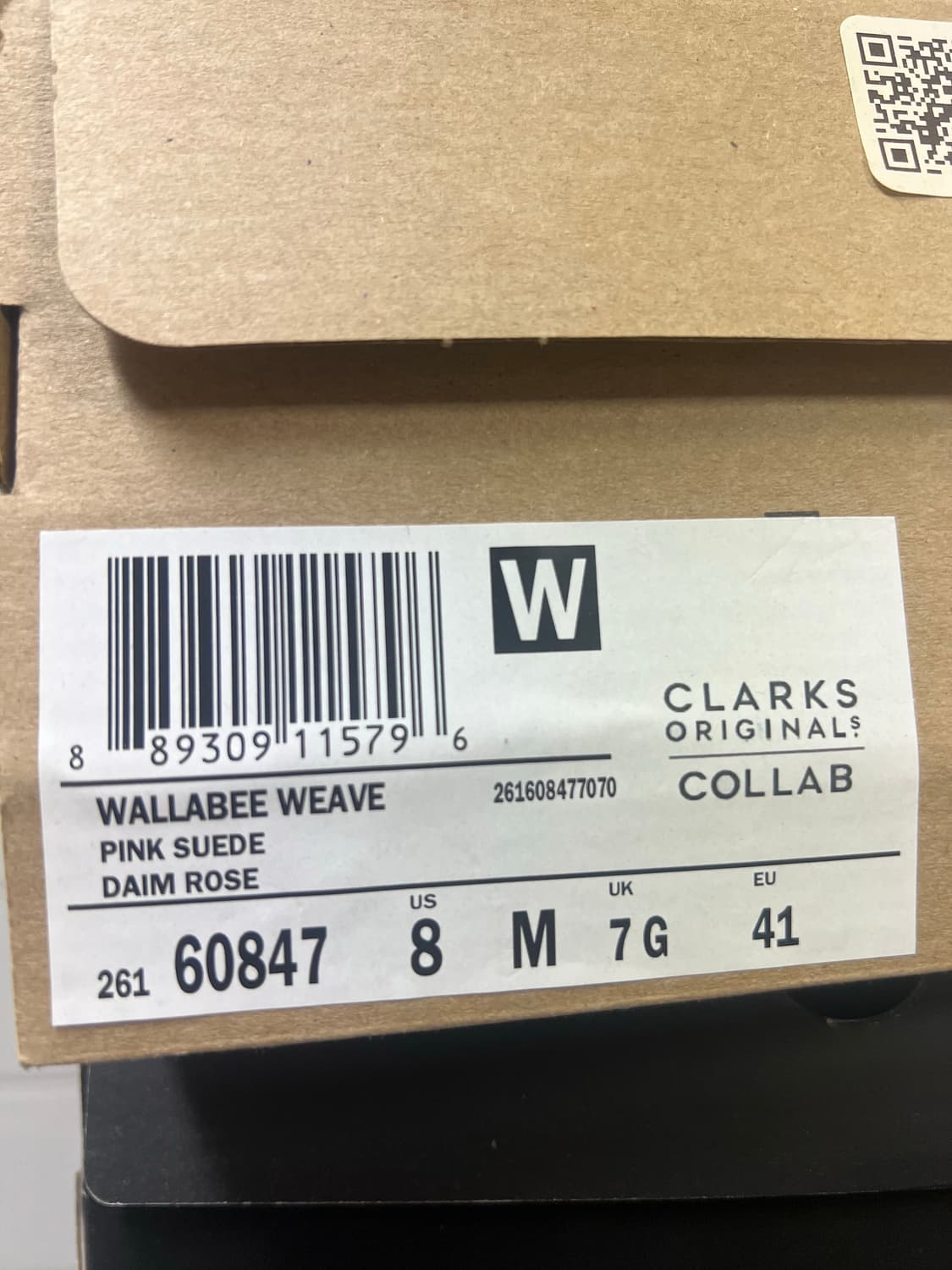 [260] 클락스 x 슈프림 우븐 왈라비 핑크 상품이미지6