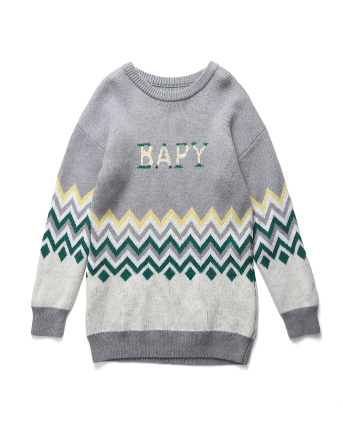 베이프 A BATHING APE Bapy Logo Knit Sweater 상품이미지1