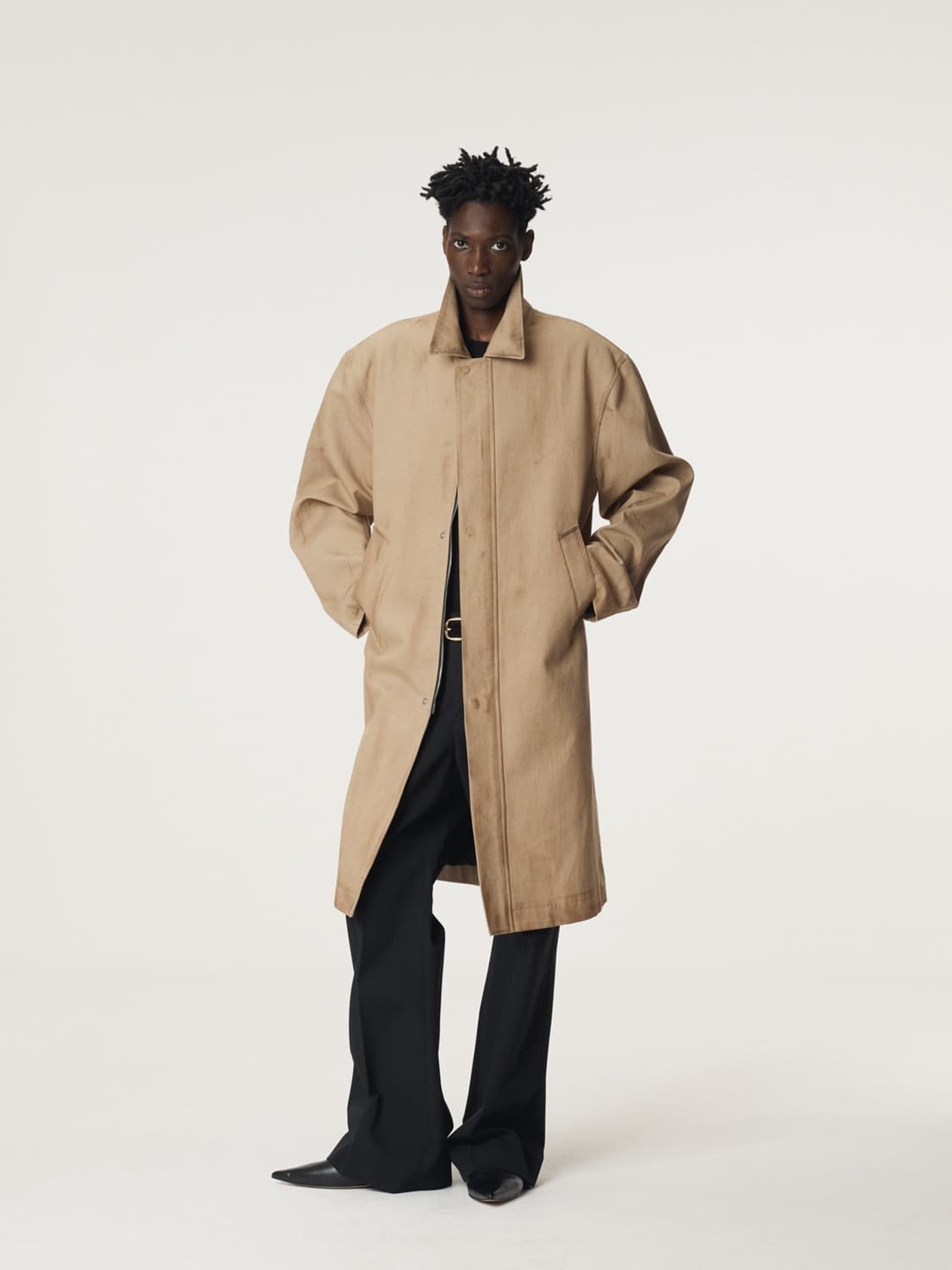 렉토 25FW 빈티지 이펙트 코튼 코트 데저트 상품이미지1