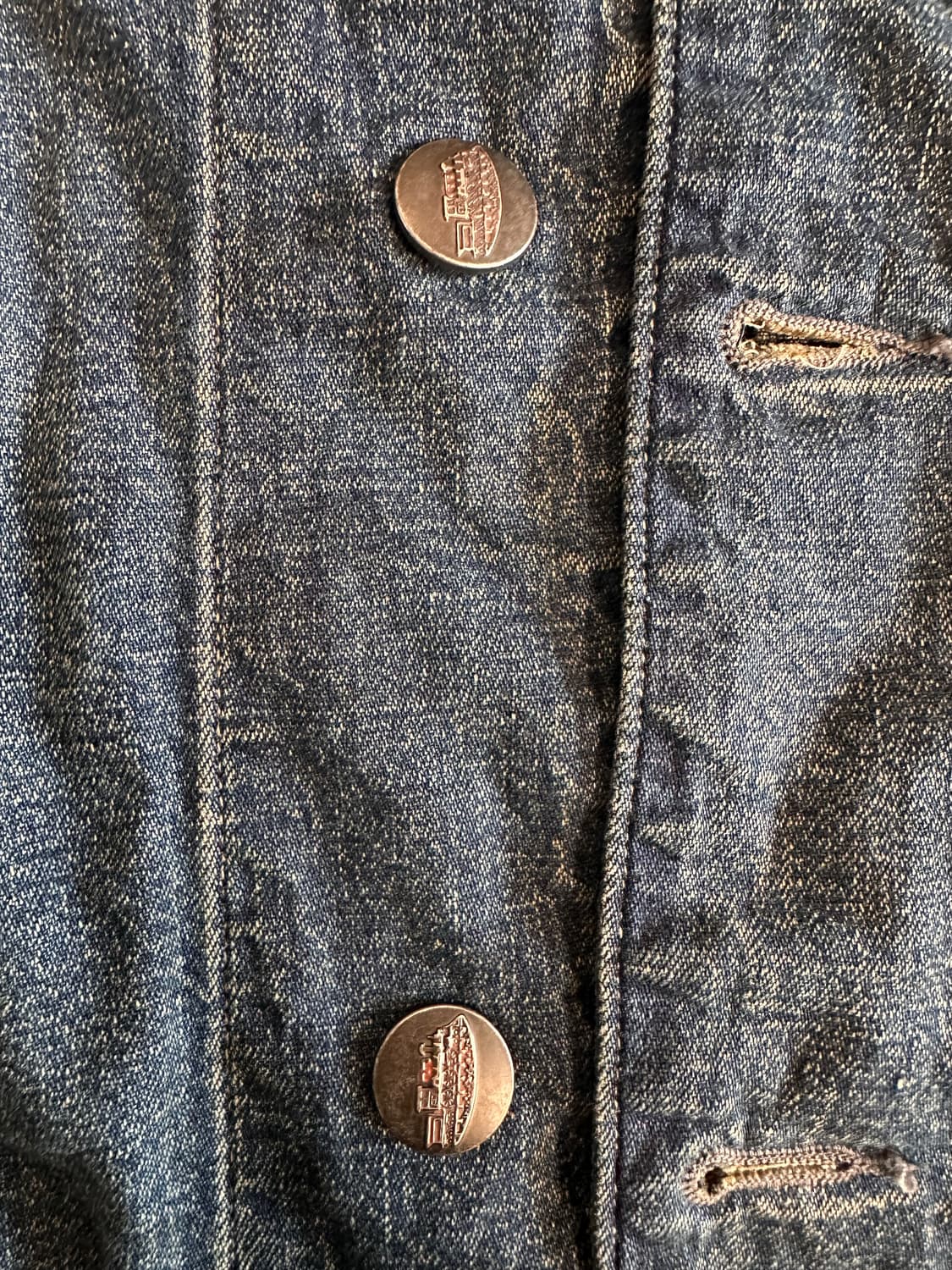 rrl 린넨 데님 엔지니어드 자켓 m 상품이미지3