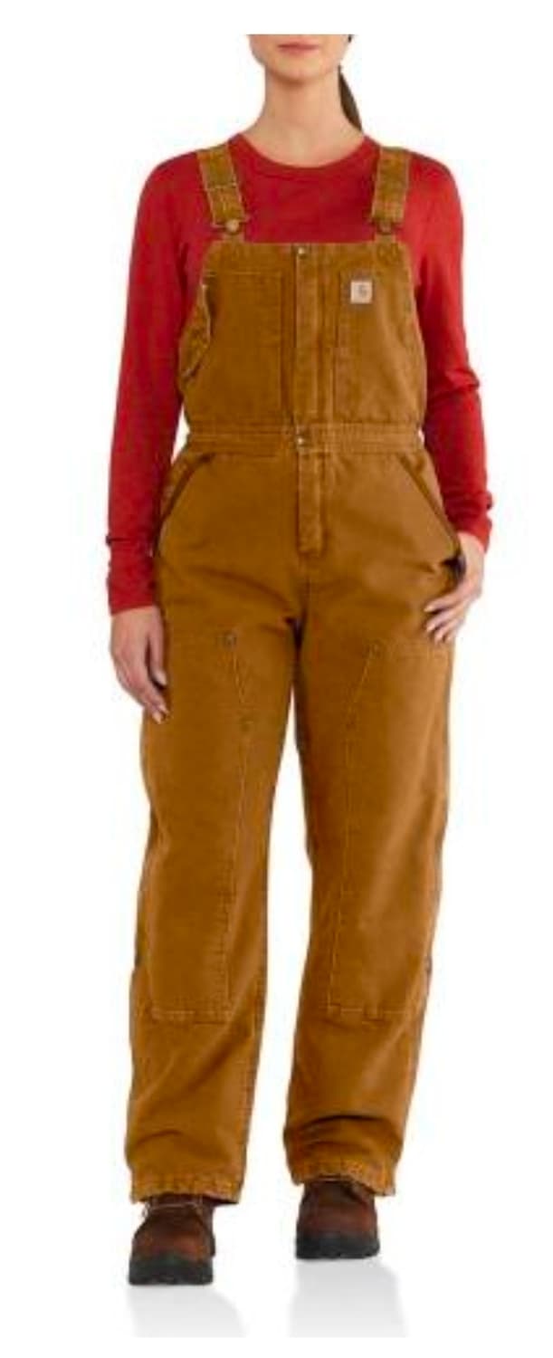칼하트 102743 브라운 오버롤 멜빵바지 상품이미지7
