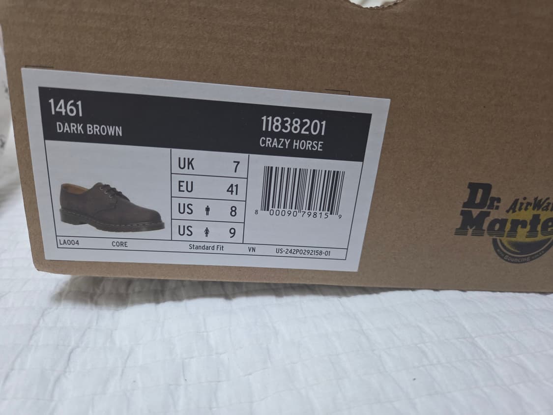 [260 새제품] 닥터마틴 1461 크레이지호스 상품이미지2