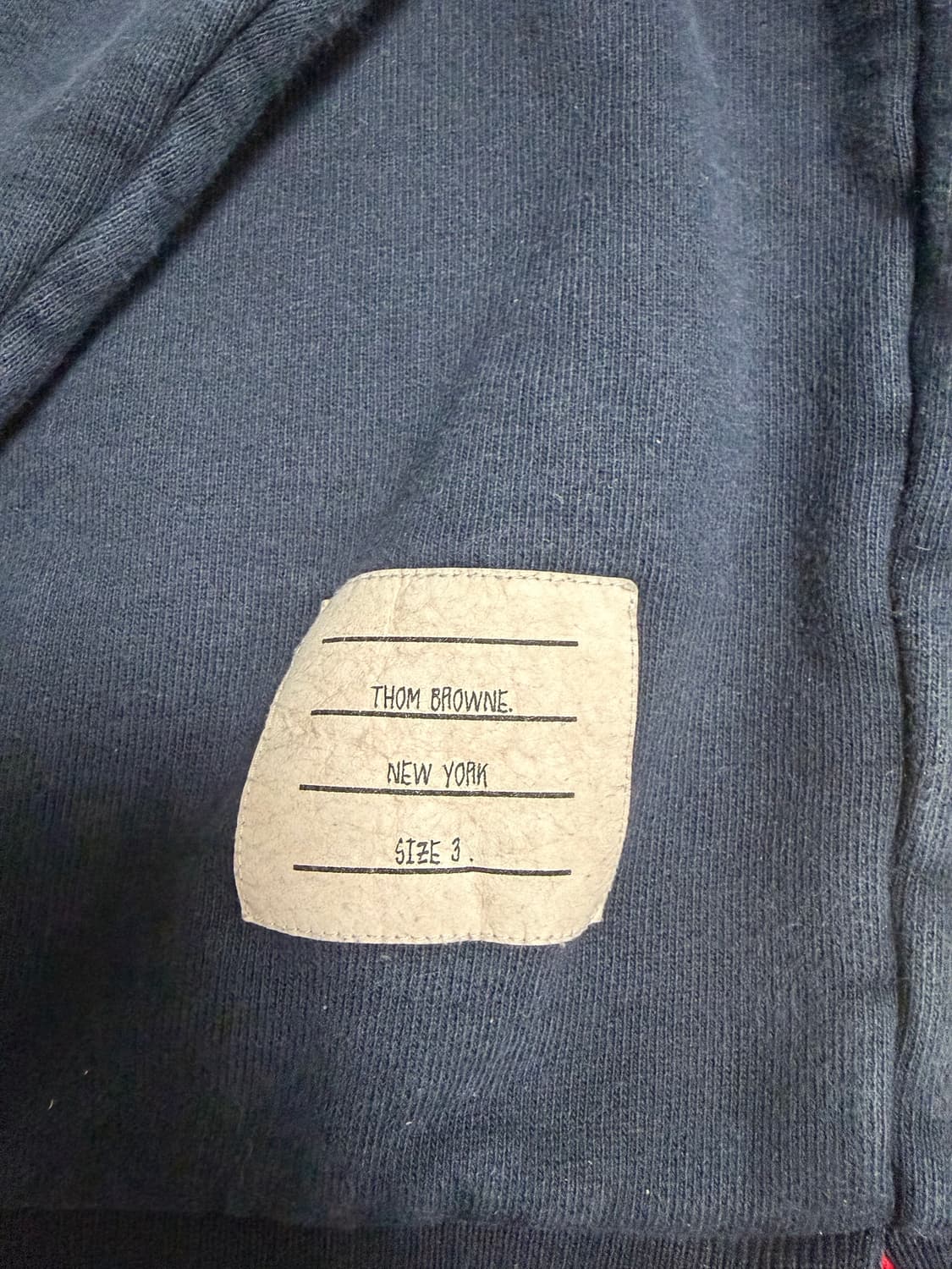 신형 톰브라운 백삼선 네이비 맨투맨 3사이즈 상품이미지2