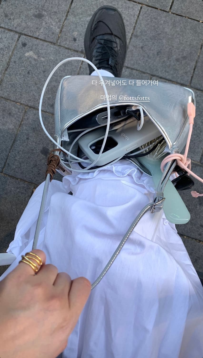 포츠포츠 MESH BAG MINI SILVER 상품이미지2