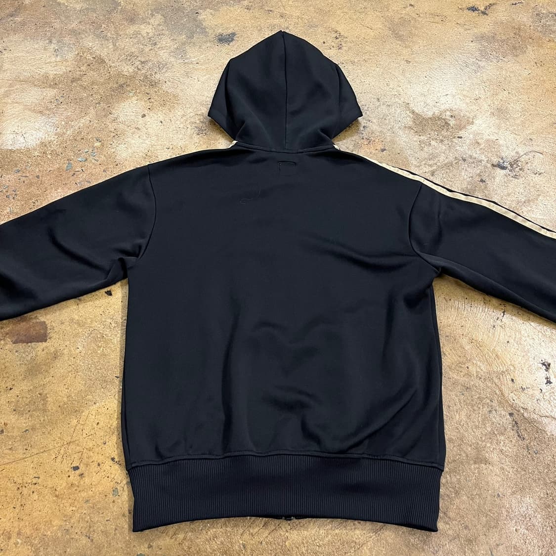 아디다스 검골 검금 블랙 골드 후플 플락 후드집업 져지 90 상품이미지4