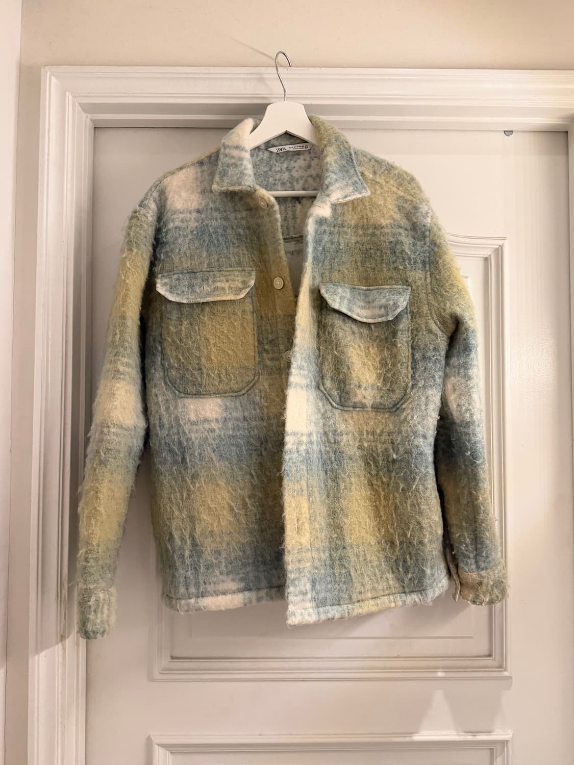 자라 맨 울 셔츠 자켓 상품이미지1