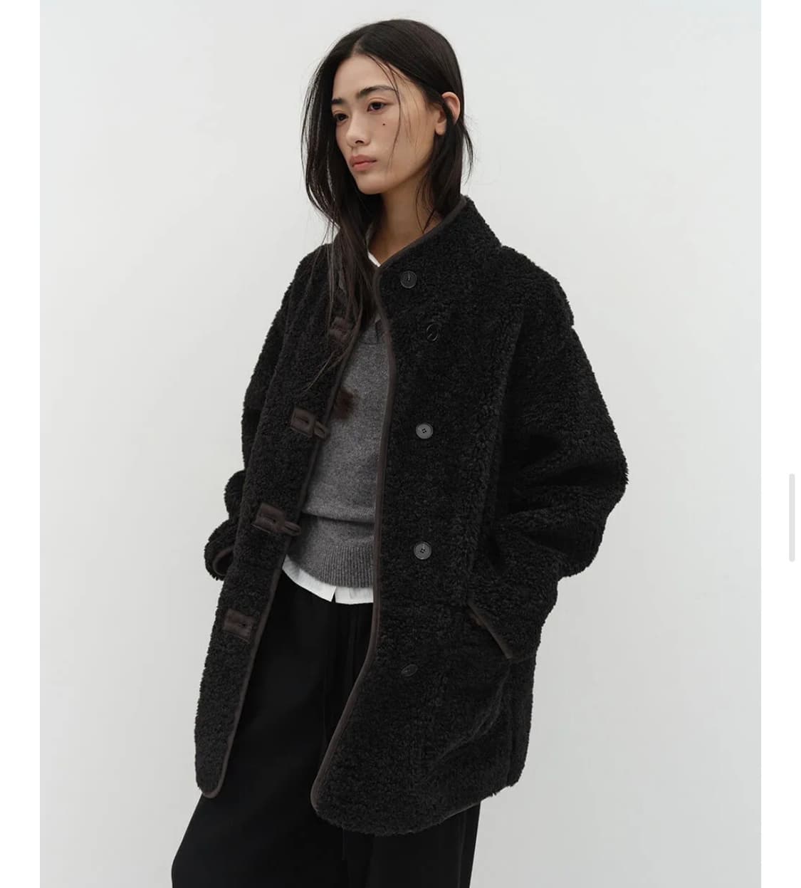 로우타이드 low tide 리버시블 무스탕 상품이미지3