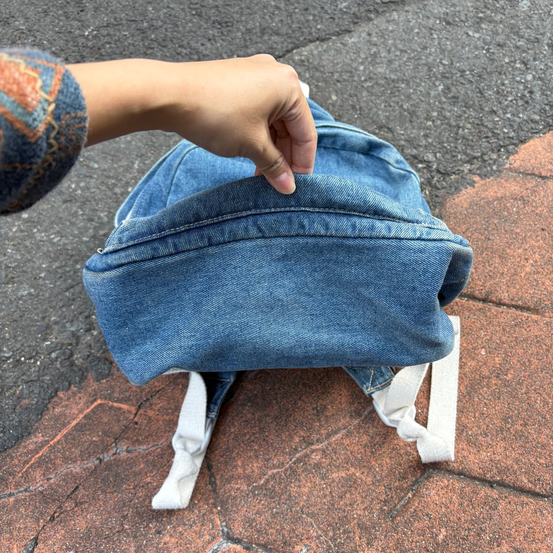 Guess 게스 데님 백팩 가방 상품이미지5