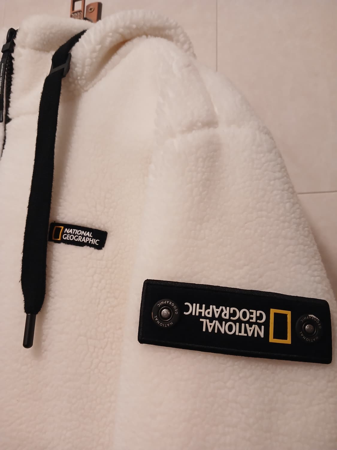 내셔널지오그래픽 정품 여성 뽀글이 후드집업 S 사이즈 상품이미지7