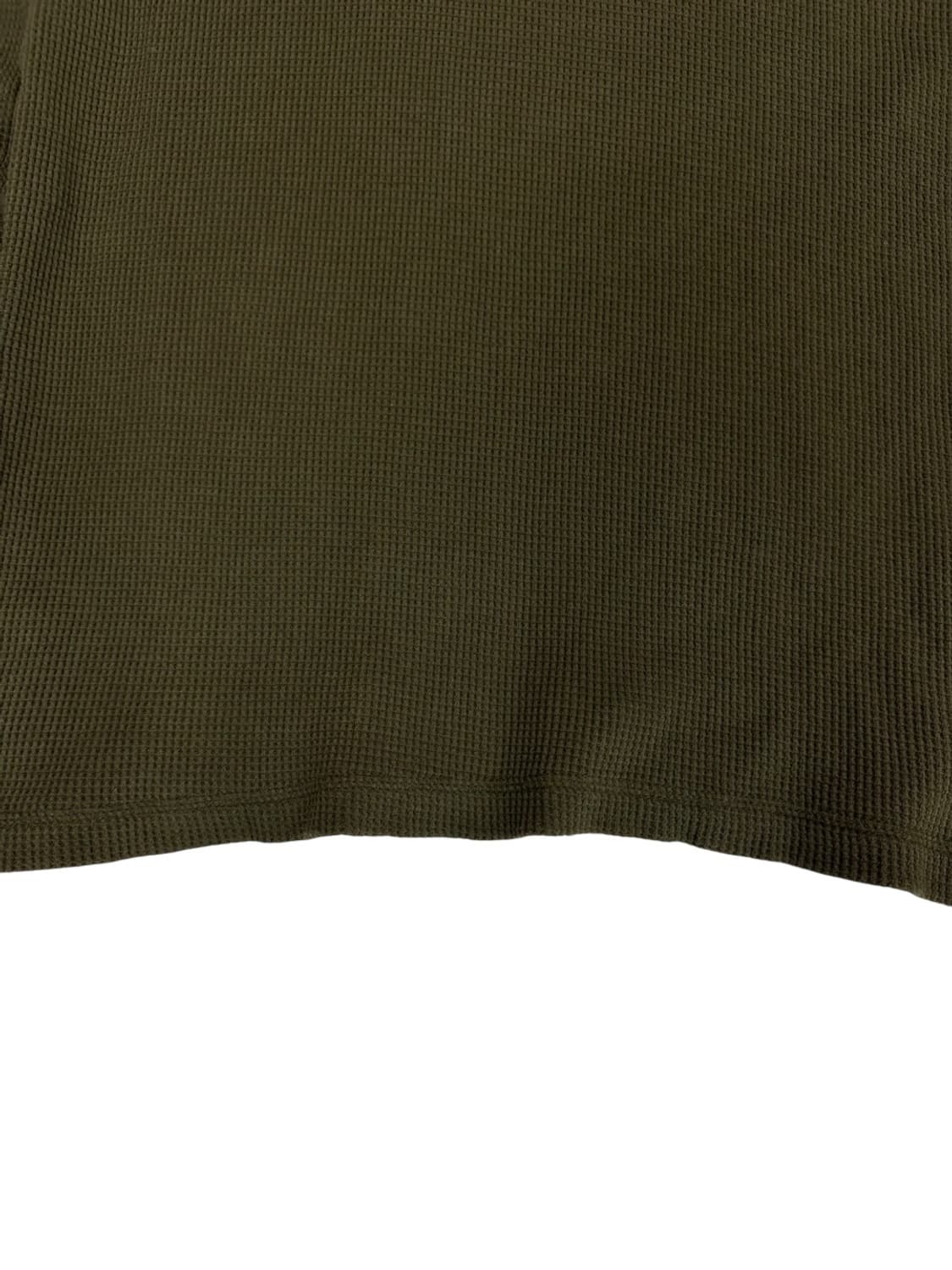폴로 와플 롱슬리브 올리브카키 (XL) 상품이미지4