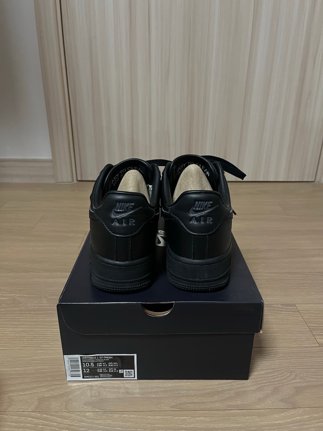 나이키 에어포스1 fresh 블랙 상품이미지2