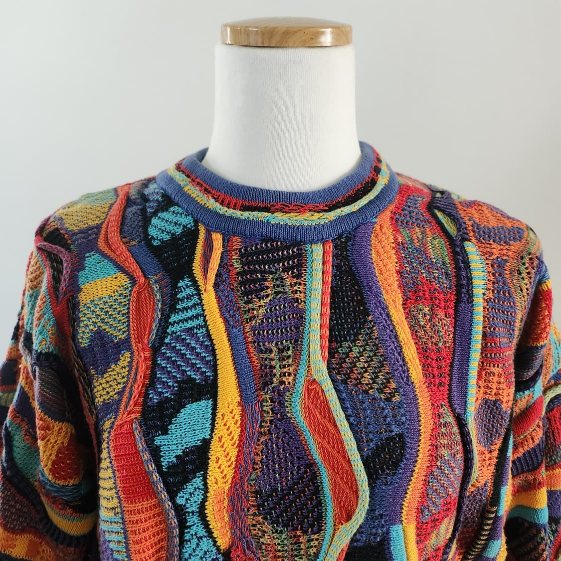 TUNDRA 툰드라 케이블 패던 니트 여성 빈티지 스웨터 상품이미지3