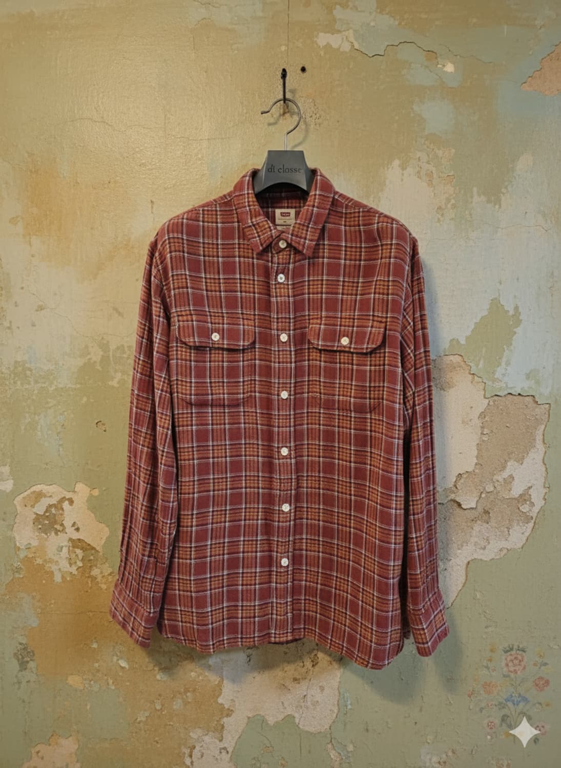 Levi's 체크 셔츠 M 상품이미지1