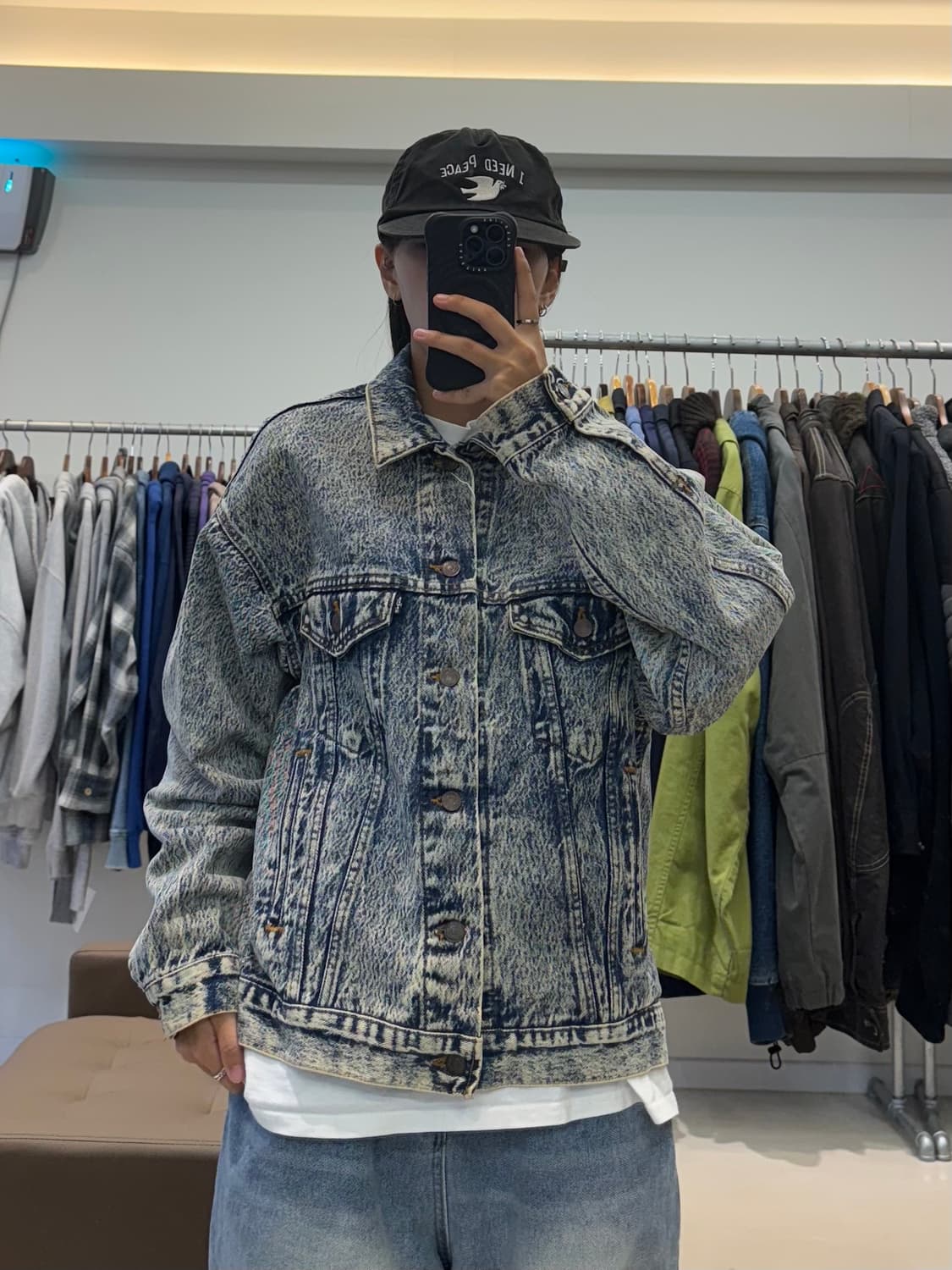 Made in USA 리바이스 70507 0510 아이스워싱 트러커자켓 상품이미지5