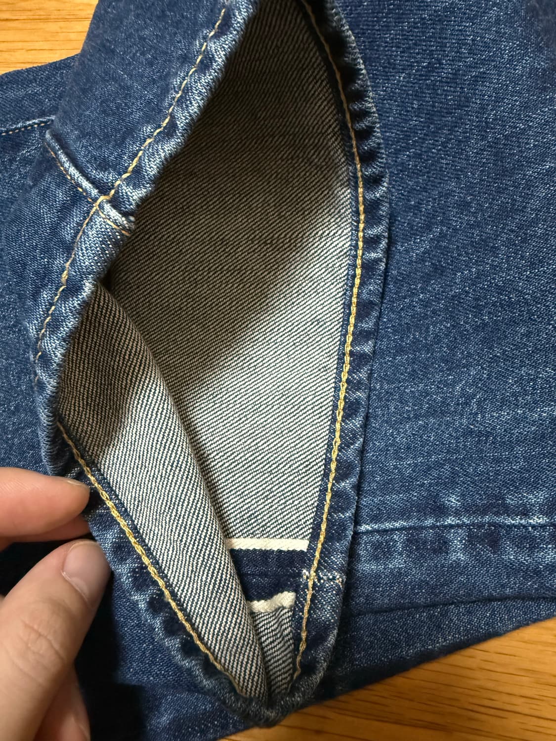 시오타 뉴스트레이트 다크블루 데미지 30사이즈 상품이미지5