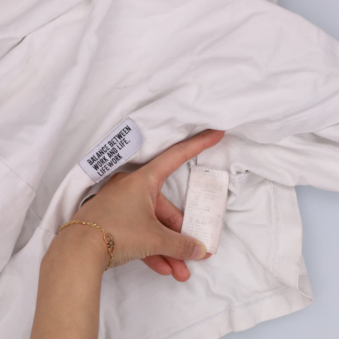 M 라이프워크 스몰로고 반팔티 0420H1 상품이미지6