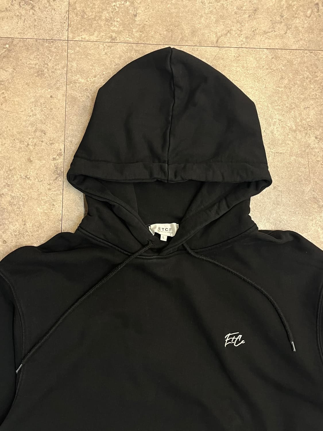 이티씨이 ETCE 후드티 블랙 L #csz2235 상품이미지6
