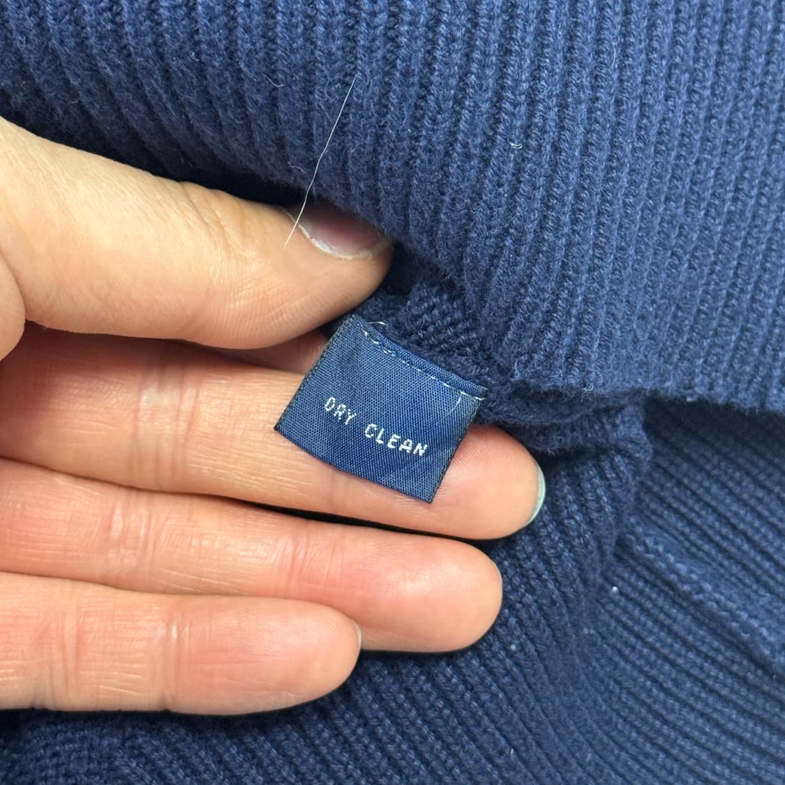 폴로랄프로렌 90s 네이비 카라 니트 XL 상품이미지6