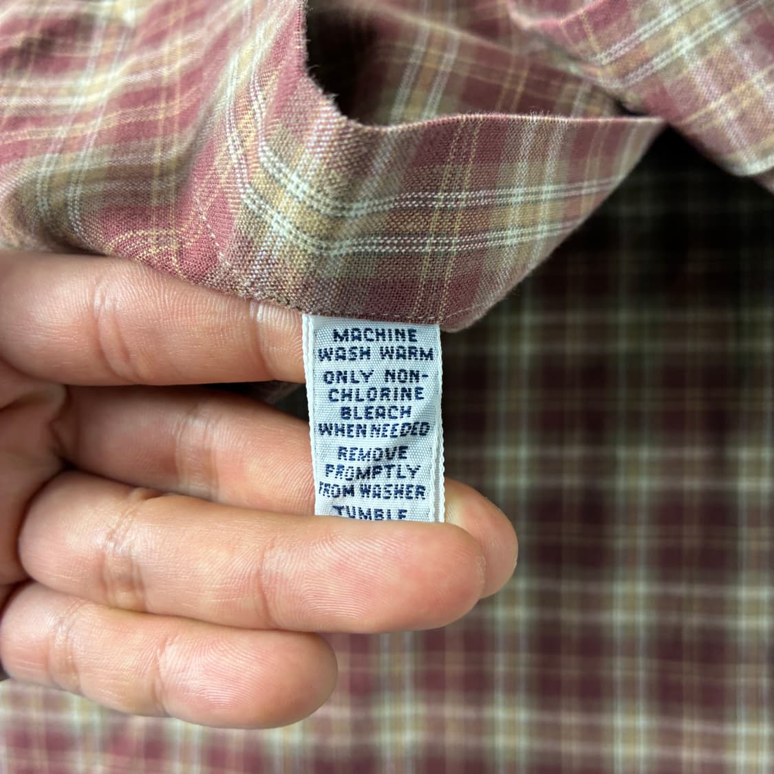 Polo  폴로 랄프로렌 자수 코튼 레드 브라운 체크 셔츠  상품이미지4