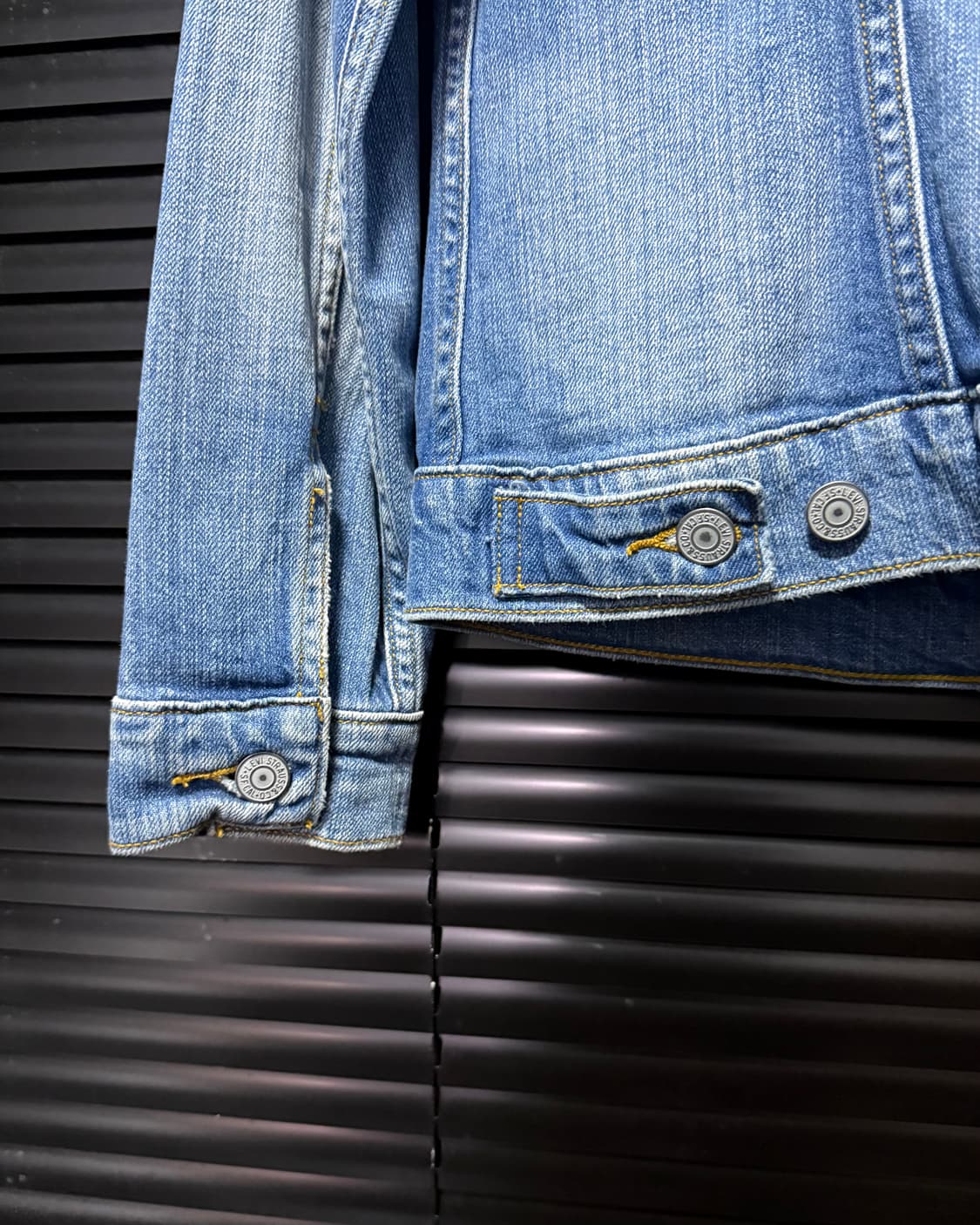 리바이스 연청 데님 워싱 트러커 워크 자켓 청자켓 S 90 여성 여자 상품이미지5