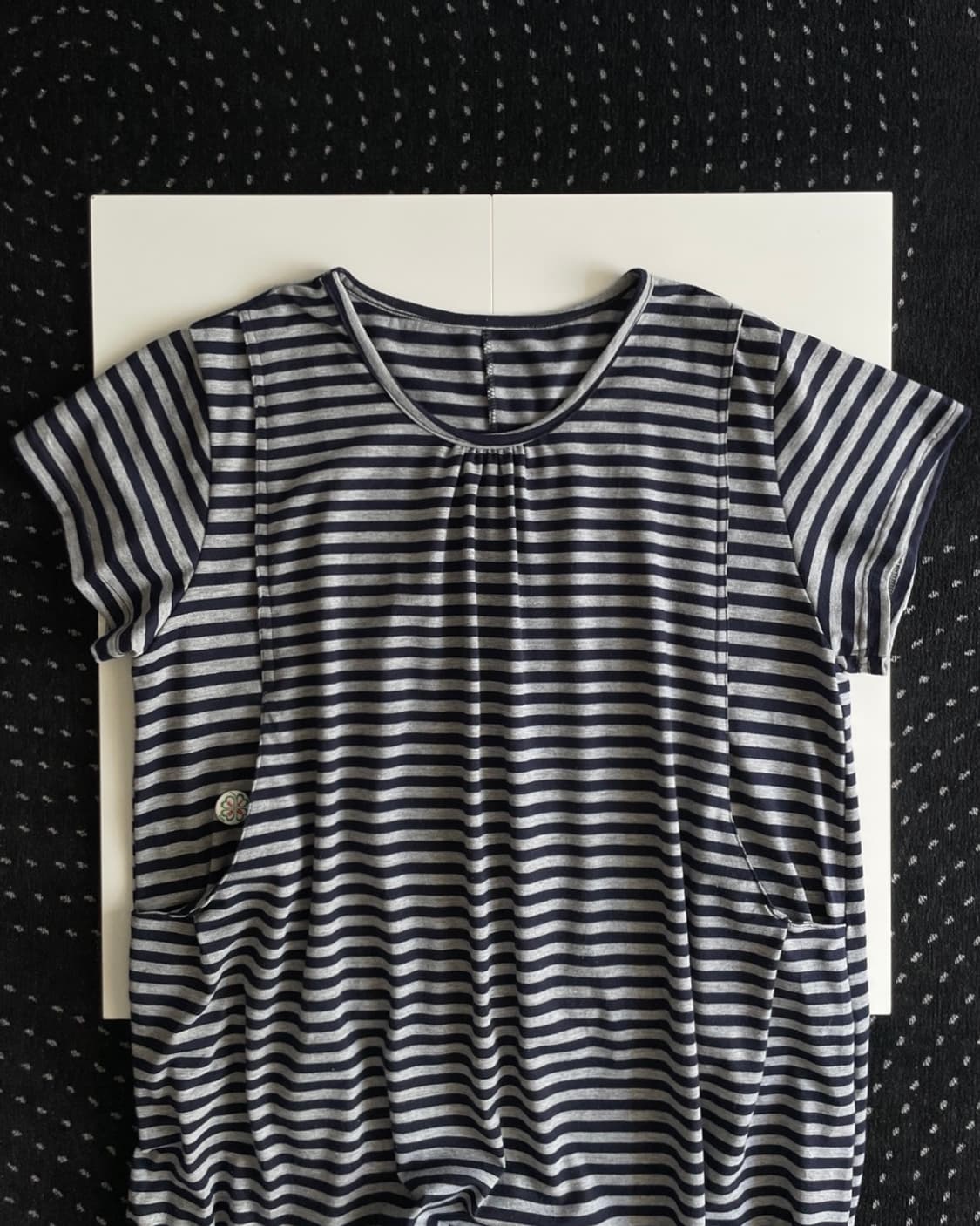 stripe patterned one-piece 상품이미지8
